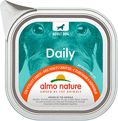 Almo Nature Daily Dog з телятиною та морквою для собак