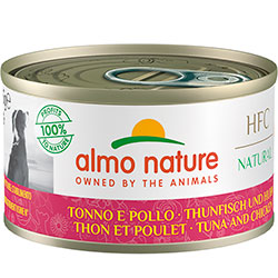 Almo Nature HFC Dog Natural с тунцом и курицей для собак
