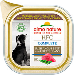 Almo Nature HFC Dog Complete з ірландською яловичиною ангус і зеленою квасолею для собак