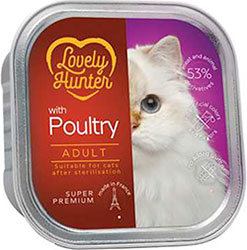 Lovely Hunter Sterilised Poultry Паштет з м’ясом птиці для стерилізованих котів