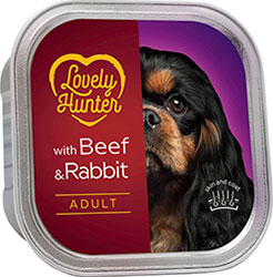 Lovely Hunter Adult Beef And Rabbit Паштет с говядиной и кроликом для собак