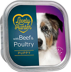 Lovely Hunter Puppy Beef And Poultry Паштет з яловичиною та птицею для цуценят