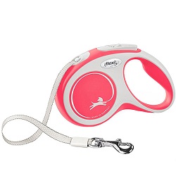Flexi New Comfort XS — повідець-рулетка для собак до 12 кг, стрічка, 3 м