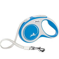 Flexi New Comfort S — повідець-рулетка для собак до 15 кг, стрічка, 5 м
