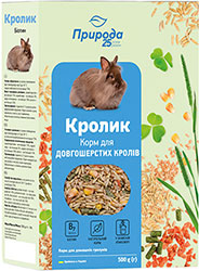 Природа Корм "Кролик" з біотином для довгошерстих кролів