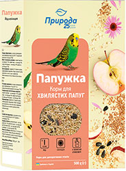 Природа Корм "Папужка Йод" з ехінацеєю для хвилястих папуг