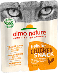 Almo Nature Holistic Snack Cat Палочки с курицей для кошек