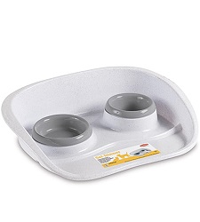 Stefanplast Set dinner Миски на підставці для котів і собак