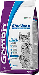 Gemon Cat Sterilised с тунцом и лососем