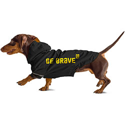 Noble Pet Moss Bravery Black Long Подовжений дощовик для собак, чорний