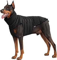 Noble Pet Bobby Black Пуховик для собак, чорний