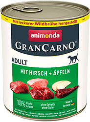 Animonda GranCarno для собак, с олениной и яблоками