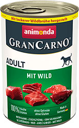 Animonda GranCarno для собак, з дичиною