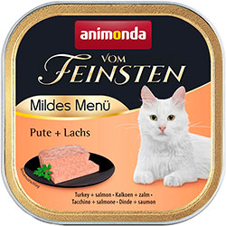 Animonda Vom Feinsten для котів, з індичкою та лососем