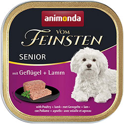 Animonda Vom Feinsten Senior для пожилых собак, с птицей и ягненком