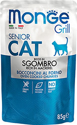 Monge Grill Cat Senior Mackerel
