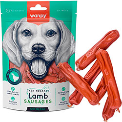 Wanpy Lamb Sausages Сосиски з ягням для собак