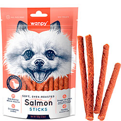 Wanpy Salmon Sticks Палочки с лососем для собак