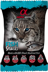 Alpha Spirit Cat Fish Snacks Лакомство с рыбой для кошек