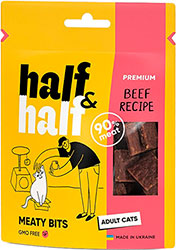 Half&Half Adult Cats Мясные битсы с говядиной для кошек