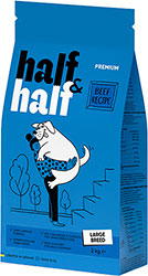 Half&Half Adult Dogs Large Breed з яловичиною для дорослих собак великих порід