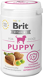 Brit Dog Vitamins Puppy Витаминизированные лакомства для здорового роста щенков