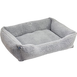 Harley and Cho М'який лежак з бортами Fur Gray