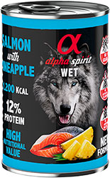 Alpha Spirit Dog Adult Salmon with Pineapple Cans