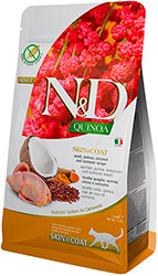 Farmina N&D Quinoa Cat Adult Skin & Coat Quail & Coconut
