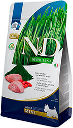 Farmina N&D Spirulina Dog Adult Mini Lamb & Wolfberry