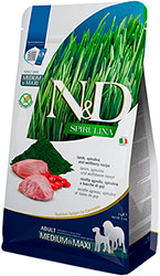 Farmina N&D Spirulina Dog Adult Medium & Maxi Lamb & Wolfberry
