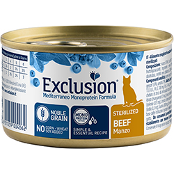 Exclusion Noble Grain Cat Sterilized Beef Cans