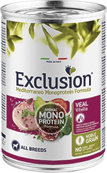 Exclusion Noble Grain Dog Adult Veal Cans