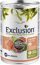 Exclusion Noble Grain Dog Adult Salmon Cans