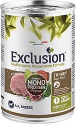 Exclusion Noble Grain Dog Adult Turkey Cans