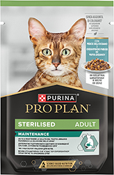 Purina Pro Plan Sterilised Кусочки с океанической рыбой для стерилизованных кошек
