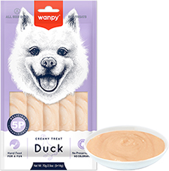 Wanpy Creamy Lickable Treat Duck Кремові ласощі з качкою для собак
