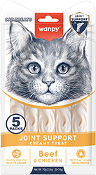 Wanpy Functional Creamy Treat Joint Support Кремові ласощі для котів