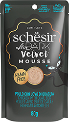 Schesir After Dark Mousse Chicken with Quail Egg для кошек