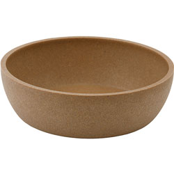 Pethouse Полимерная Миска Bamboo Plate для собак и кошек, коричневая