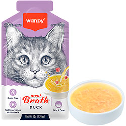 Wanpy Meat Broths Duck Суп з качкою для котів