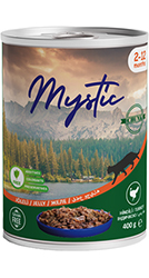 Mystic Кусочки с индейкой в желе для котят