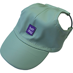 Hat-Dog Кепка из эко-кожи для собак, ментоловая