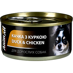 AnimAll Утка с курицей в нежном желе для собак