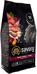 Savory Adult Cat Steril Fresh Turkey & Duck