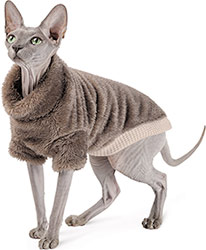 Pet Fashion Светр "Tim" для котів, кавовий