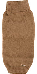 Paikka Furry Knit Sweater Brown Вязаный свитер для собак, коричневый