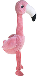 Kong Shakers Honkers Flamingo Игрушка "Фламинго" с пищалкой для собак
