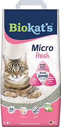 Biokat's Micro Fresh - комкующийся наполнитель для кошачьего туалета, с летним ароматом
