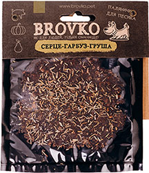 Brovko Паляничка "Серце-гарбуз-груша" для собак
